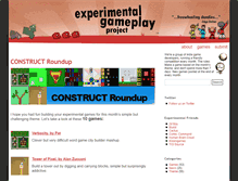 Tablet Screenshot of experimentalgameplay.com